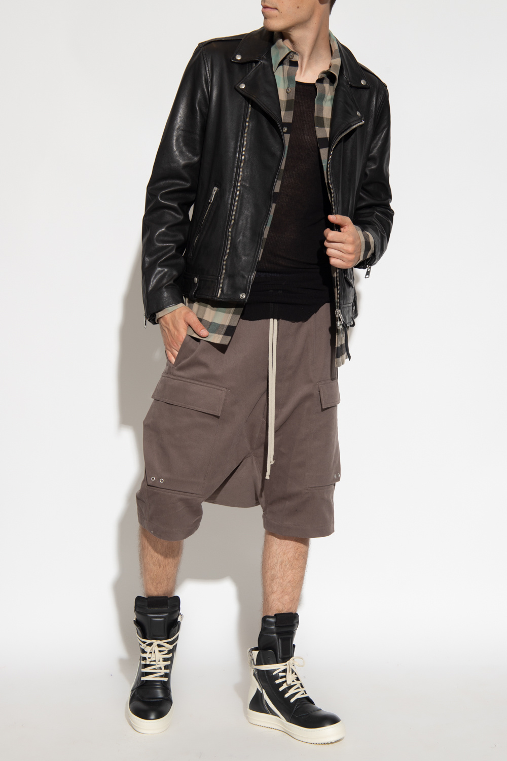 Brown Cargo shorts Rick Owens - Vitkac Canada